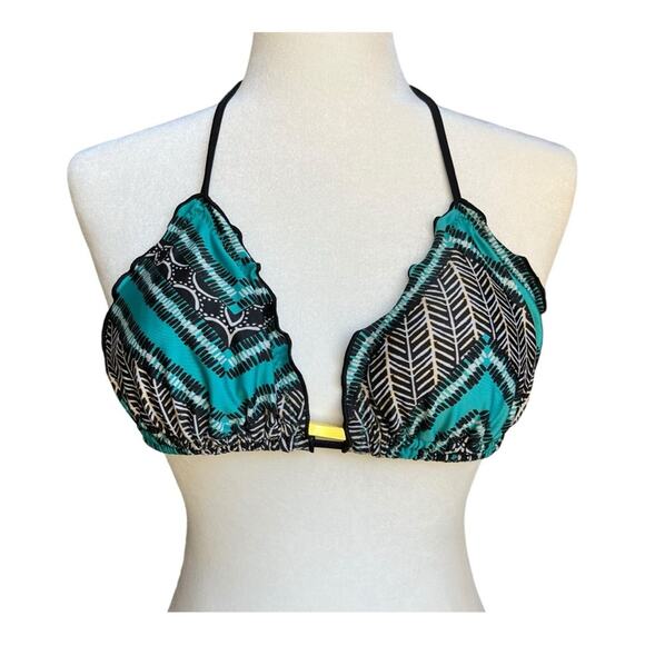 ViX PaulaHermany Womens D Cup Adjustable String Bikini Top Swim Boho Festival - Picture 1 of 8